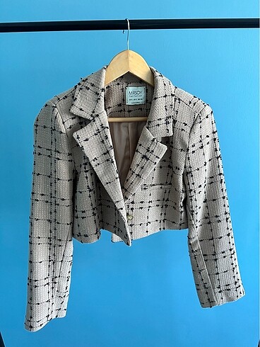 Crop Blazer Ceket