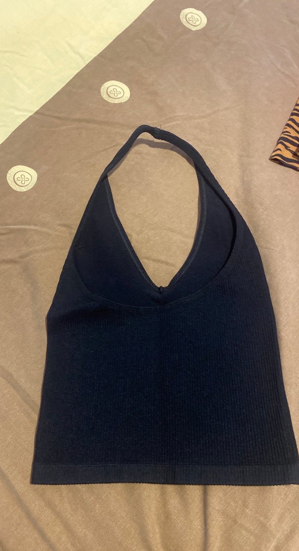 Siyah Boyundan Aksılı Bluz - Görsel 2