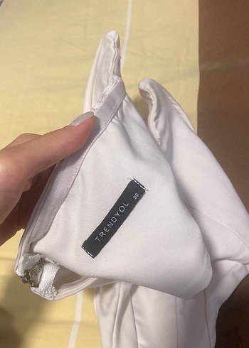 Beyaz Straplez Bustiyer - Görsel 3