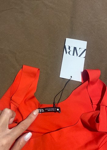 Nar çiçeği çıtçıtlı body - Görsel 2