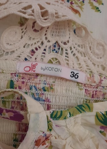 Çiçek Desenli Bohem Mini Elbise - Görsel 4