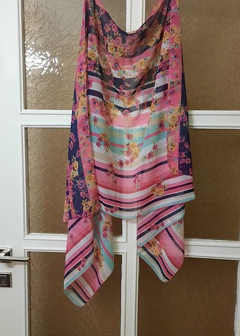 Pastel Renkli Bohem Kadın Fuları - Görsel 3