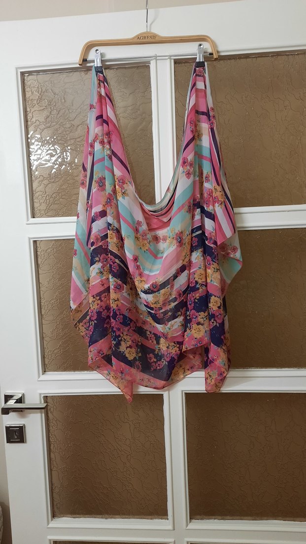 Pastel Renkli Bohem Kadın Fuları - Görsel 2