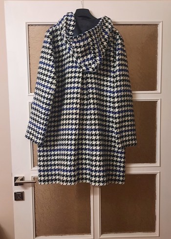 44_46 beden  Mavi,siyah,kırık Beyaz Kaban,manto.. - Görsel 14