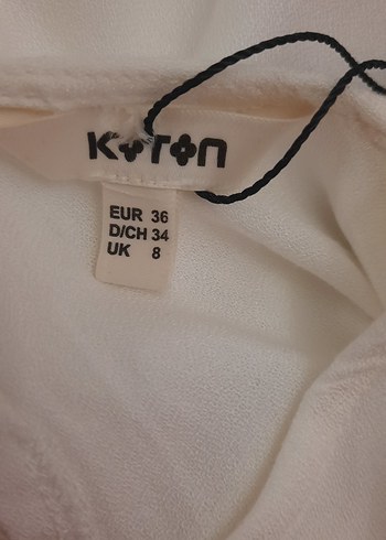 Beyaz Askısız Drapeli Ofis Bluzu - Görsel 4