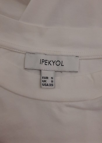 Kadın Beyaz Kısa Kollu Basic Tişört - Görsel 5