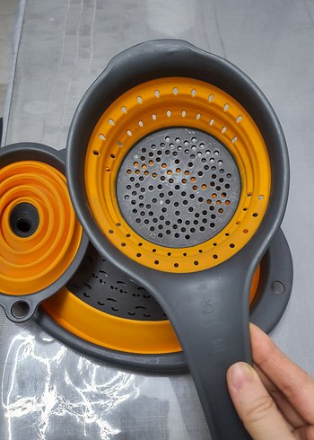 akordiyon Katlanabilir Plastik Mutfak Seti - Görsel 2