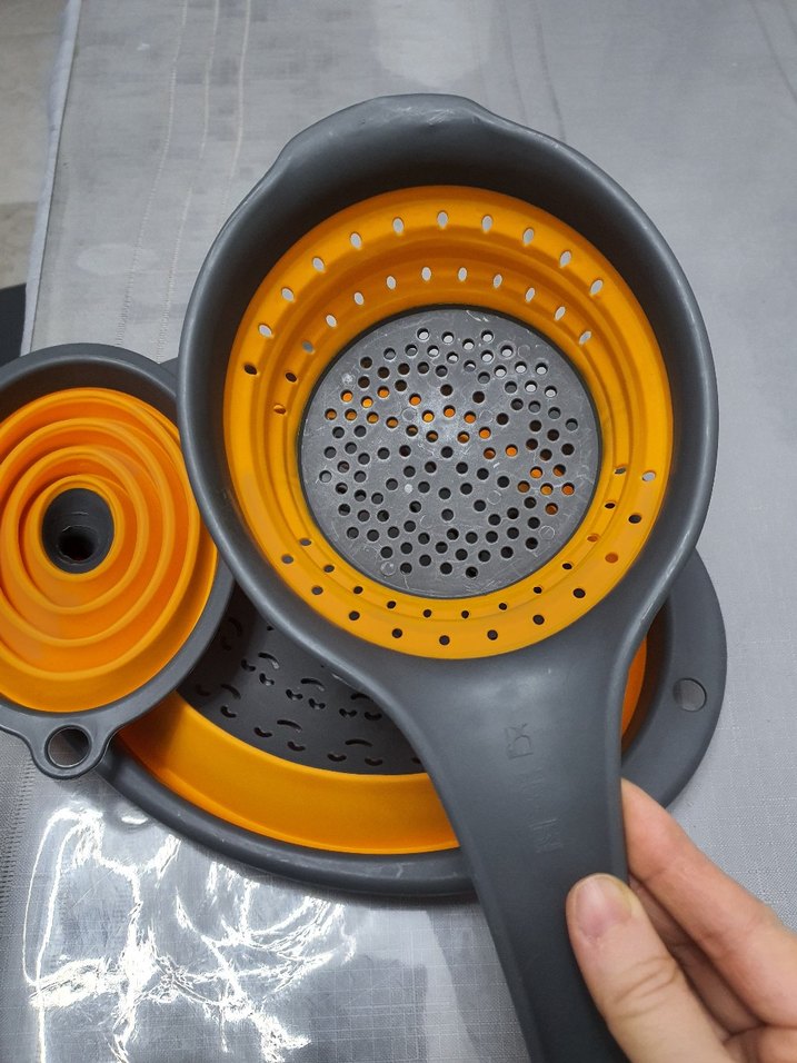 akordiyon Katlanabilir Plastik Mutfak Seti - Görsel 2