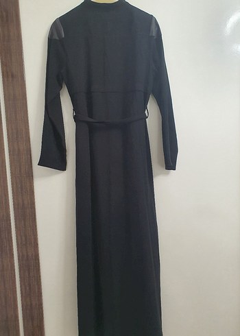 Uzun Siyah Gotik Kemerli ferace - Görsel 5