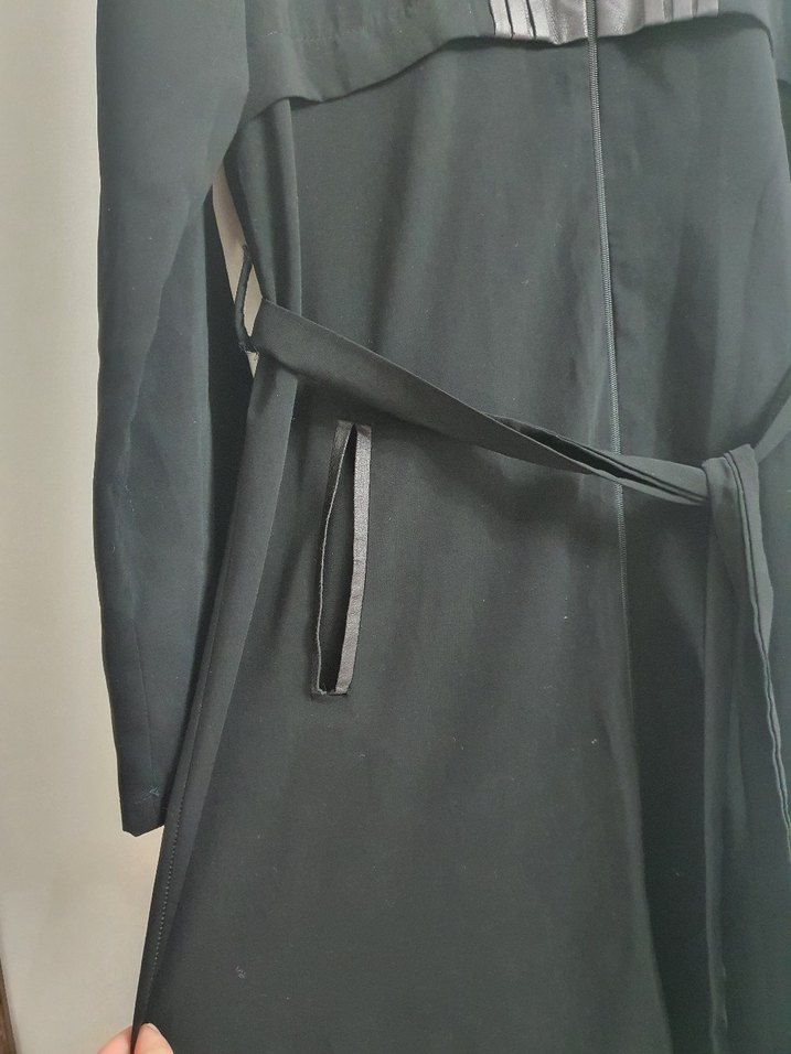 Uzun Siyah Gotik Kemerli ferace - Görsel 3