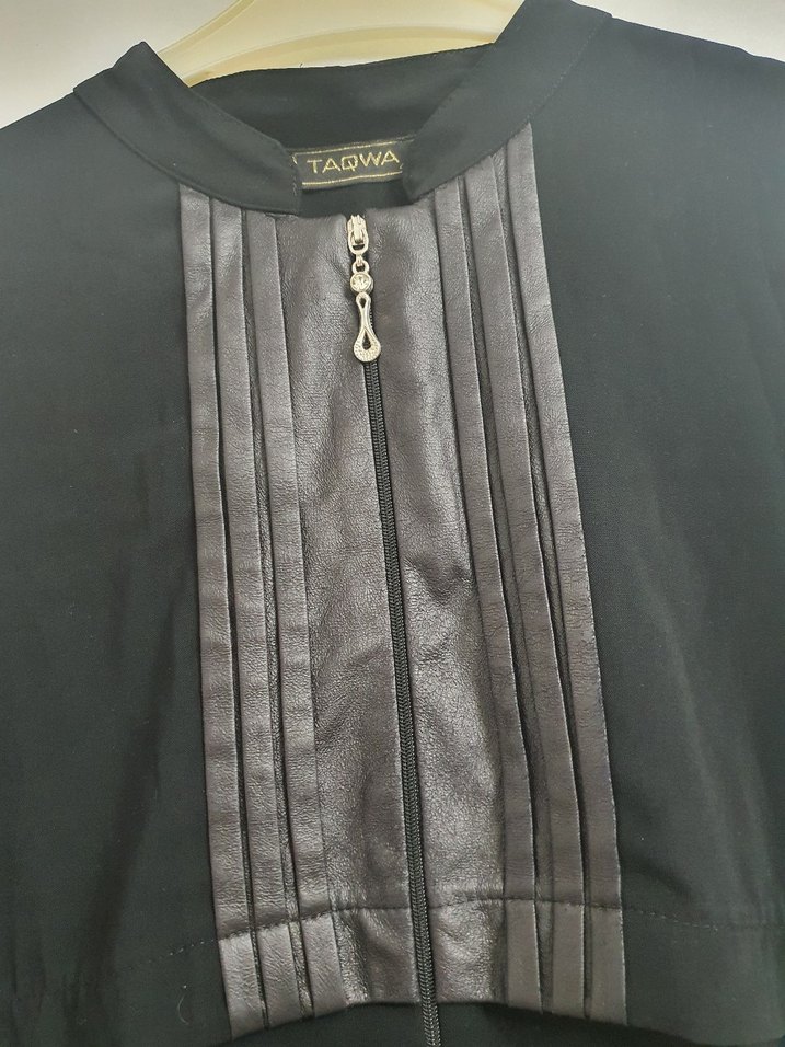 Uzun Siyah Gotik Kemerli ferace - Görsel 4