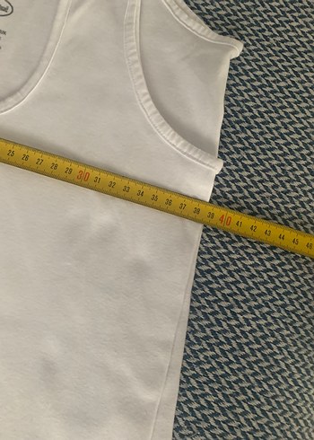 13-14 Yaş Beden Beyaz Çocuk Atlet 2'li Paket