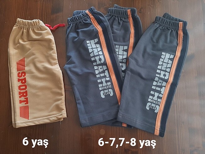 Erkek çocuk şort/kapri