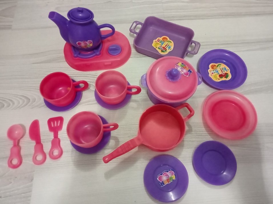 Renkli Çocuk Mutfak Oyuncak Seti - Görsel 2