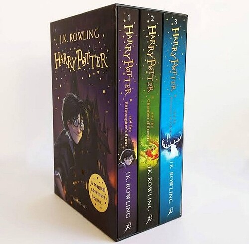 harry potter ilk 1. 2. ve 3. kitap set türkçe