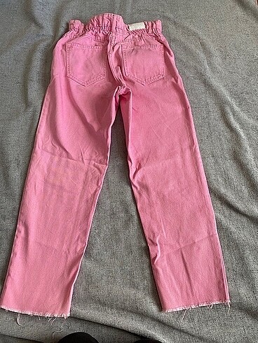 Bershka pembe pantolon straıght model