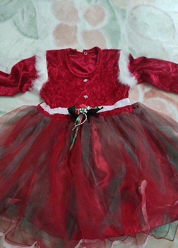 12-18 Ay Beden Yılbaşı kız elbise