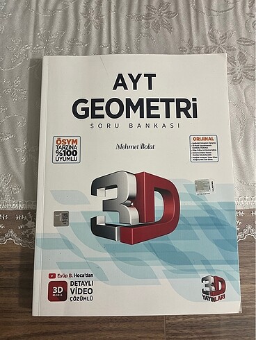 3D AYT GEOMETRİ SORU BANKASI
