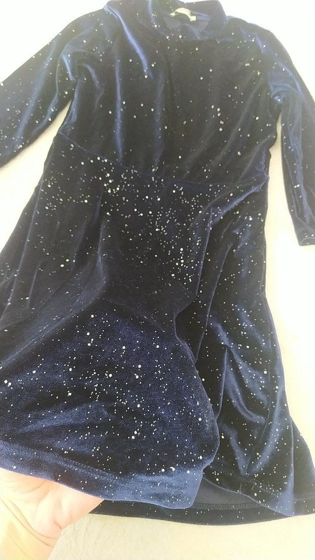 kız çocuk kadife elbise - Görsel 3