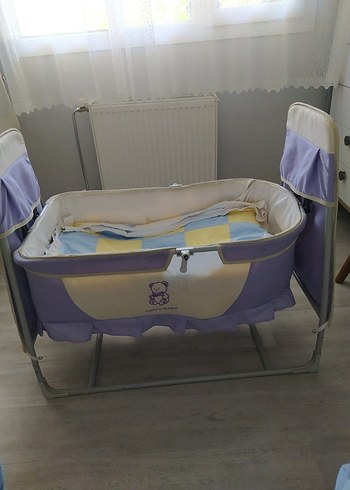 Mor Pastel Bebek Beşiği