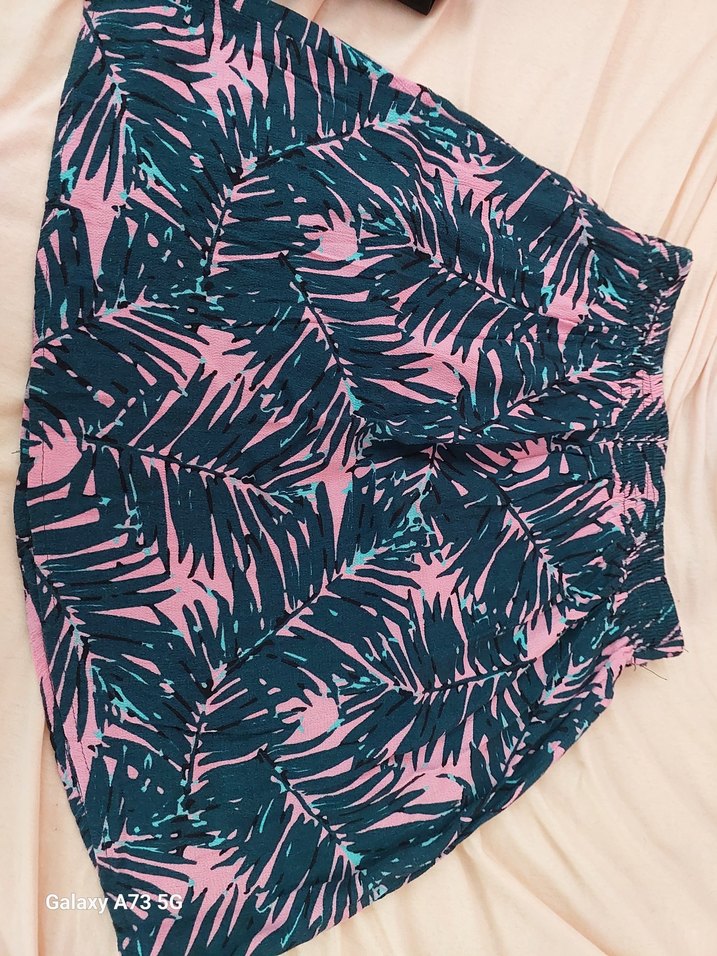 Pileli Bohem Desenli Etek - Görsel 3