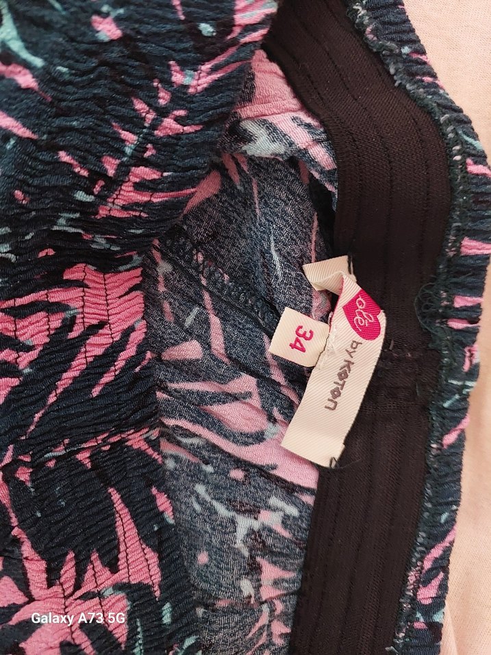 Pileli Bohem Desenli Etek - Görsel 4