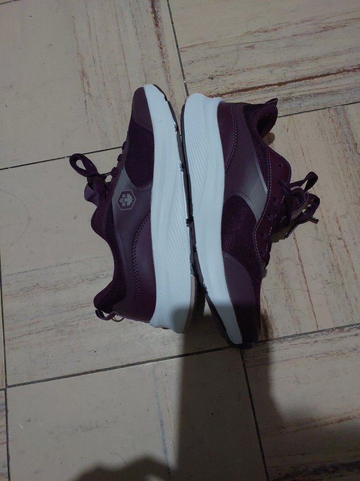 Mor Bağcıklı Kadın Spor Ayakkabı - Görsel 3