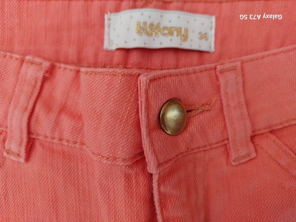 Düğmeli Pembe Mini Etek - Görsel 2