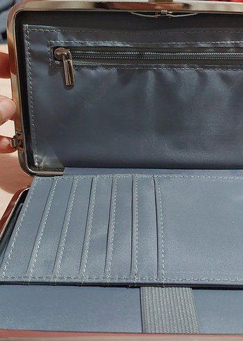 Fermuarlı Kadın Cüzdanı telefon bölmeli - Görsel 2