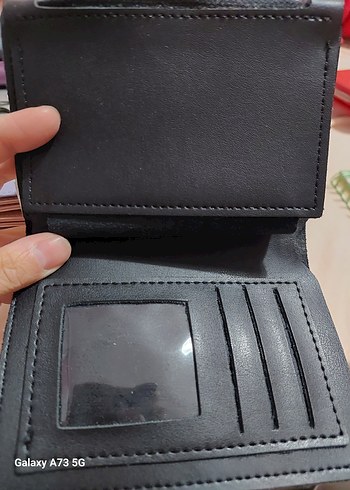 Fermuarlı Siyah Deri Kadın Cüzdanı - Görsel 5