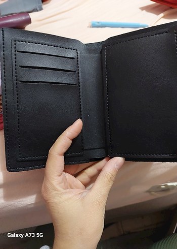 Fermuarlı Siyah Deri Kadın Cüzdanı - Görsel 4