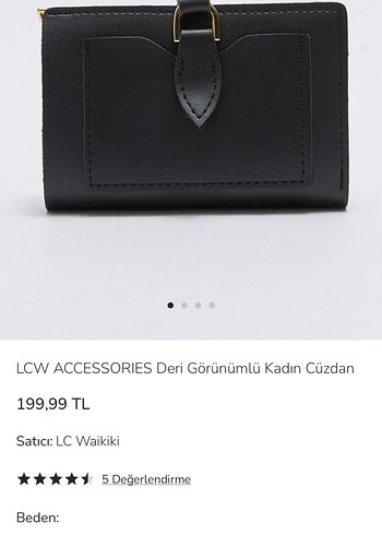 Fermuarlı Siyah Deri Kadın Cüzdanı - Görsel 6