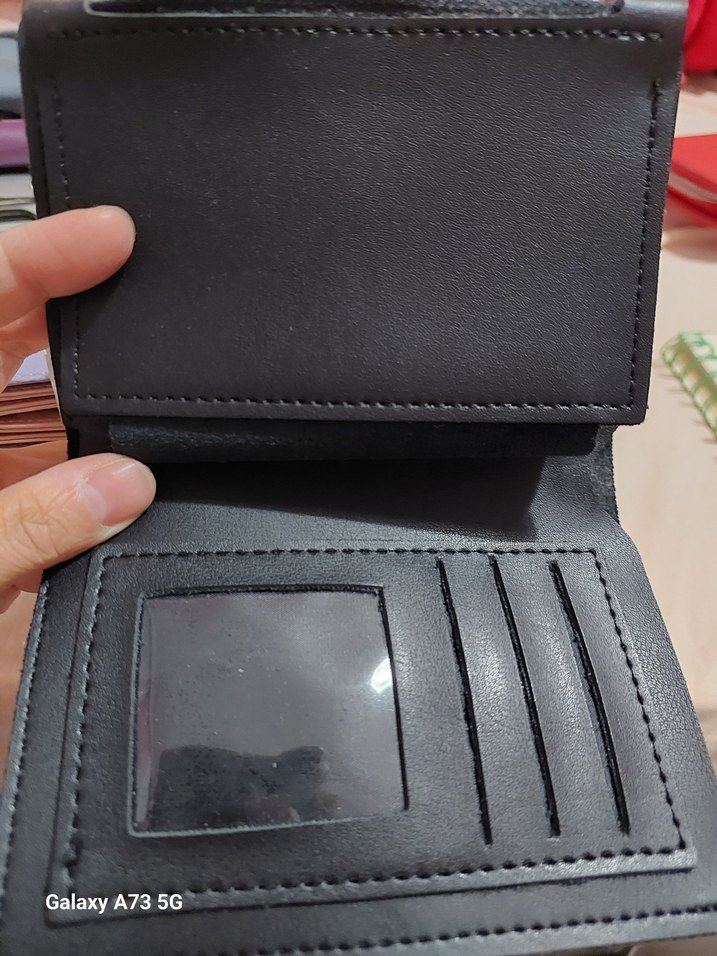 Fermuarlı Siyah Deri Kadın Cüzdanı - Görsel 5