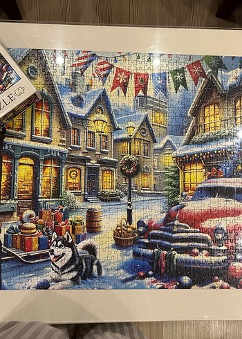 1000 Parça Renkli Manzara Puzzle
