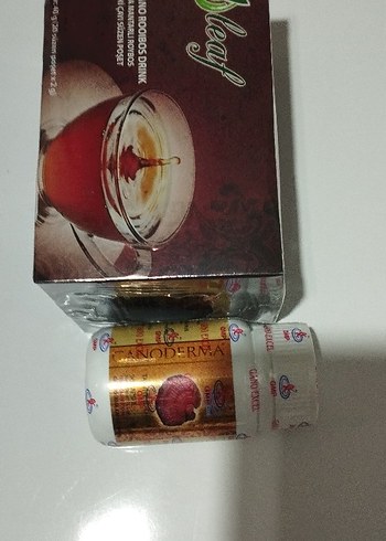 Ganoderma çay ve kapsül