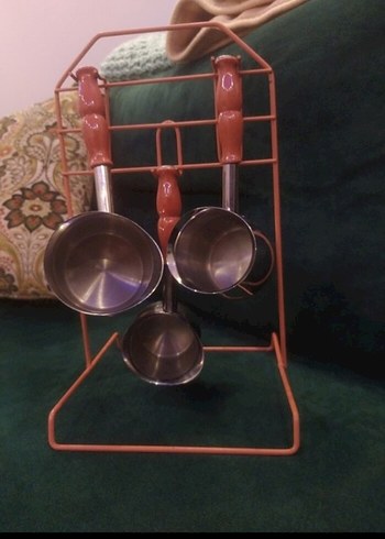 Kırmızı Saplı Paslanmaz Çelik cezve takımı