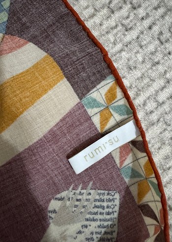 Rumisu Kadın Çok Renkli Desenli Şal - Görsel 3