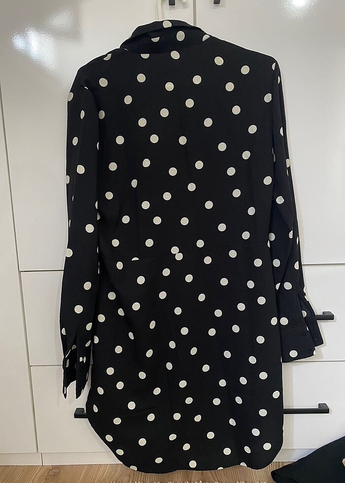 Mango puantiyeli elbise - Görsel 5