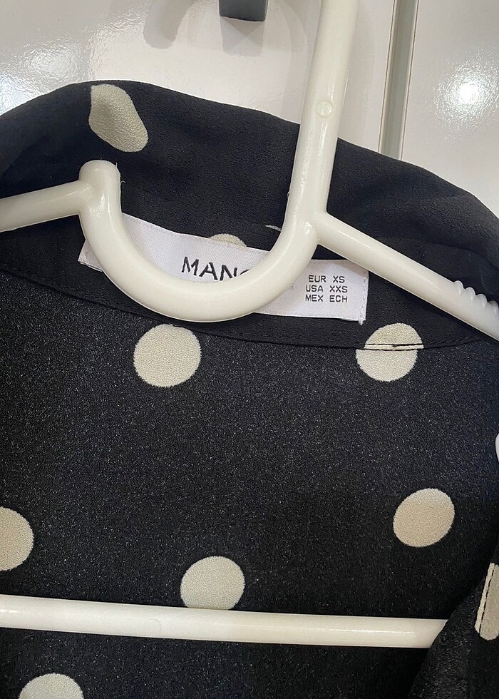 Mango puantiyeli elbise - Görsel 4