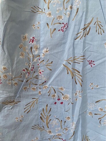 Çiçekli ince gömlek - Görsel 6
