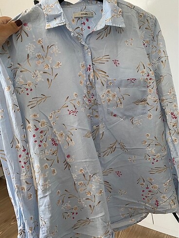 Çiçekli ince gömlek - Görsel 7