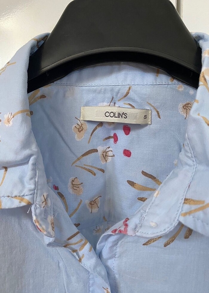 Çiçekli ince gömlek - Görsel 2