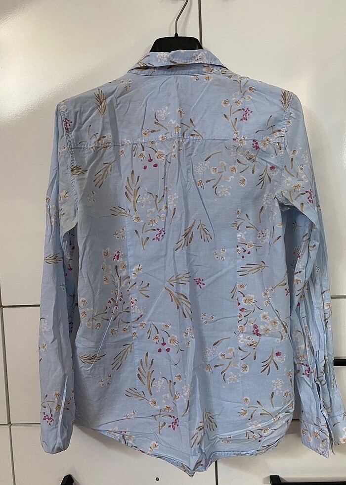 Çiçekli ince gömlek - Görsel 5