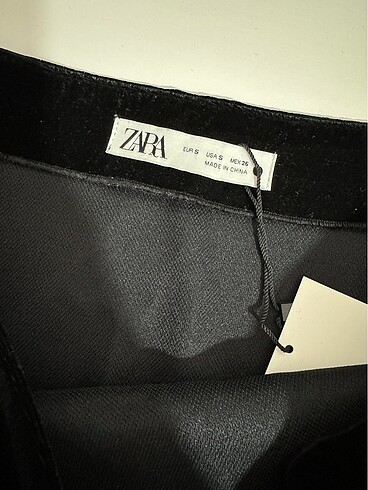 Zara kadife etek - Görsel 3