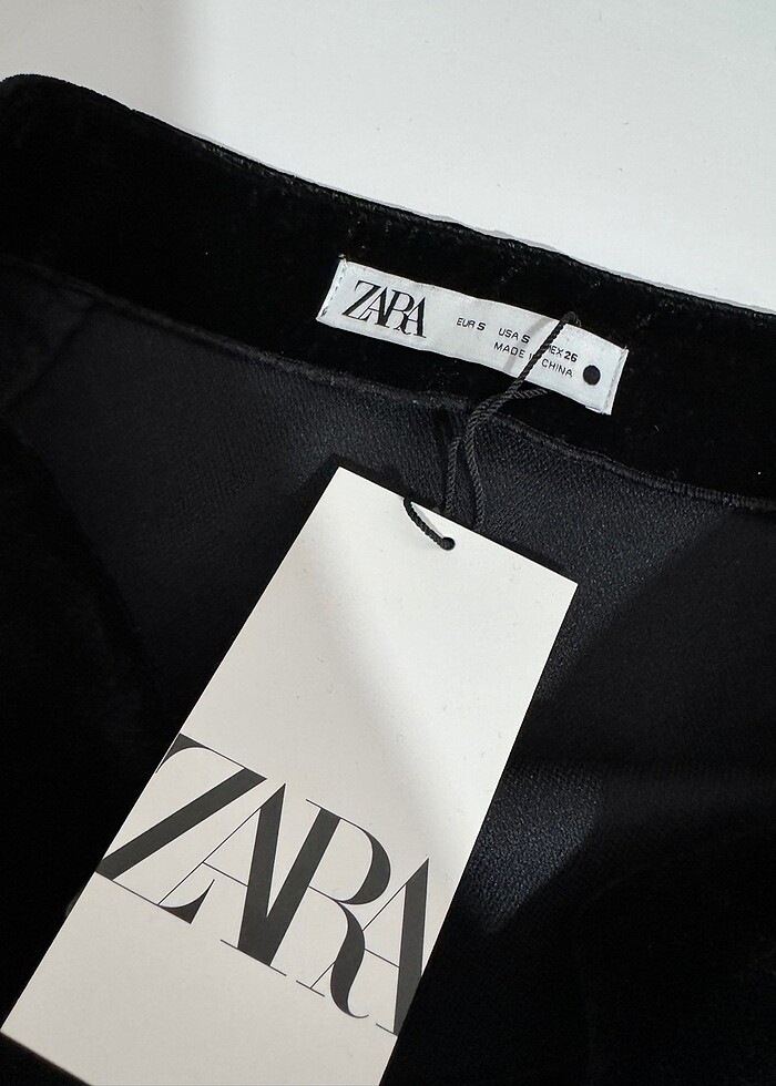 Zara kadife etek - Görsel 4