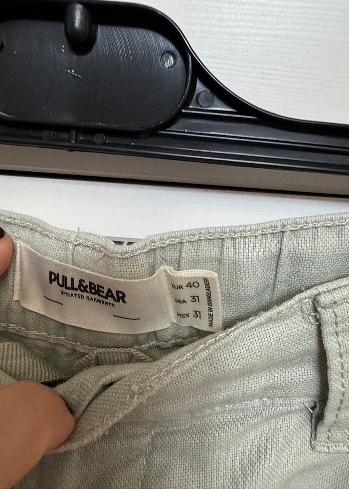 Erkek keten şort - Görsel 4