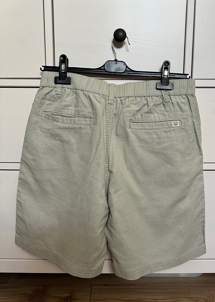 Erkek keten şort - Görsel 5