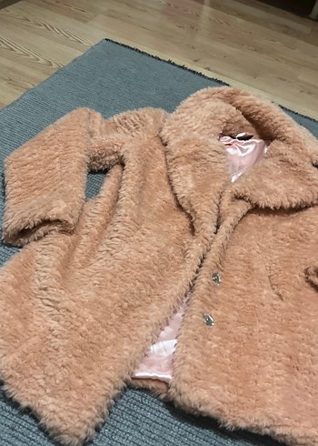 l Beden Peluş Kürk Kaban