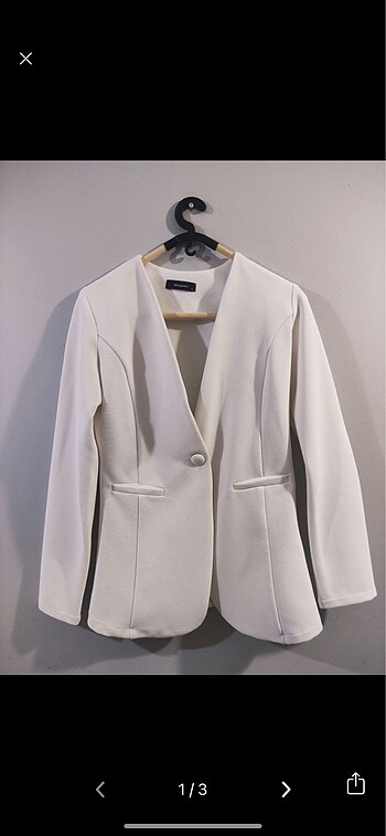 beyaz blazer ceket