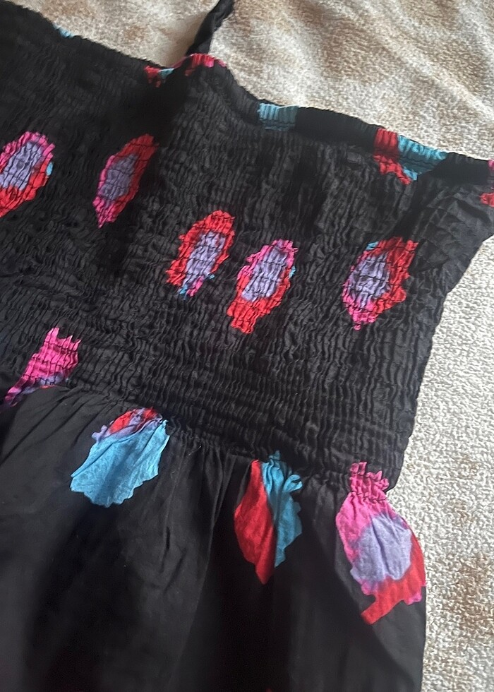 Straplez elbise - Görsel 3